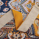 Boho Muslin Blanket for Adults 4-Layer Gauze Twin Size Soft Cozy 100% Cotton Summer Cooling Blanket Bohemian Decor for Sofa Bed Coverlet Both Sides (A Boho Spiral Flower, Twin 60 x 80 in) by CozyNest Decor