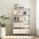 IZEUK 5-Tier Heavy Duty Metal Storage Shelving Unit (Chrome, 17.7" D x 47.2" W x 72.3" H, 1750 lbs Capacity), Adjustable Steel Wire Rack Shelf Organizer for Garage, Kitchen, Pantry, Basement, Laundry by CozyNest Decor