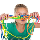 Steve Spangler Science String Slime Deluxe Kit, Includes Pink, Blue, Yellow & Clear (3.4 oz. Each) – DIY Slime Science Experiment Kit for Kids, Learn/Teach Science of Polymers, Exciting STEM Activity by TinyTreasures Baby Boutique