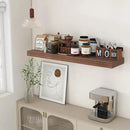 12 Inch Deep Floating Shelves, 48W x 12D Rustic Large Floating Shelves, Deep Walnut Wood Wall Shelves Set of 1 for Living Room Bathroom Laundry Room Bedroom Kitchen Home Office - Walnut by CozyNest Decor