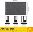 JSEI Dirt Trapper Door Mat 24"x36" Non-Slip Washable Entrance Mat, Dog Doormats, Absorbent & Fade-Resistant Floor Mats, Low Profile Welcome Mats for Entryway, Front Door, and Inside Entrance,Dark Grey by CozyNest Decor