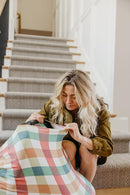 Copper Pearl Multi-Use Cover: Car Seat Covers, Nursing Cover, and Stroller Cover for Sun - Stretchy Fabric, All-Season Use, Stylish Designs, Easy Access for Moms - Nicholas by TinyTreasures Baby Boutique