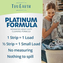 Tru Earth Platinum - Heavy Duty Laundry Detergent Sheets - Up to 768 Loads (384 Count), Fragrance Free - Ultra-Concentrated - Eco-Friendly Laundry Sheets by CozyNest Decor