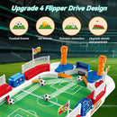 Foosball Table Soccer Game for Kids: Mini Interactive Soccer Board Game - 3 4 5 6 7 8 9+ Year Old Kids Sports Toy for Home Family Party - Fun Birthday Gift for Boys Girls by TinyTreasures Baby Boutique