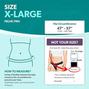 BraceAbility Pelvic Pro Prolapse Belt - Patented, Original Uterus Support Brace for Women Treating Dropped Bladder, Uterine Prolapse, Vulvar Varicosities, Postpartum, Symphysis Pubis Dysfunction (XL) by TinyTreasures Baby Boutique