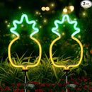 SunKite Pineapple Solar Garden Lights Solar Decorative Stake Lights Outdoor Waterproof Solar Neon Lights for Garden,Yard, Lawn, Pathway, Patio,Backyard Decor(2 Pack) by GreenHaven Gardens