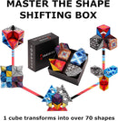SHASHIBO Gift Box of 4- The Shape Shifting Box (36 Rare Earth Magnets) STEM/STEAM Fidget Geometric 3D Magnetic Transforming Magnetic Box Magic Cube by TinyTreasures Baby Boutique