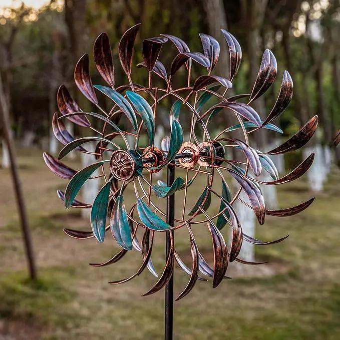 Stargarden Wind Spinners Outdoor Metal Large 360 Degrees Kinetic Wind Sculptures& Spinners Yard Art Outdoor Garden Decor, photo 5 of 9