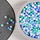 GOGOSO Ball Pits Balls for Toddlers Pack of 50 100 200 Plastics Shape Ball Non-Phthalate Non-BPA Non-Toxic 2.2-Inch Crush Proof Play Balls by TinyTreasures Baby Boutique