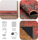 Keen Home Design 2x12 Rug - Machine Washable Runner with Non-Slip Backing, Ideal for Hallway, Entryway, Kitchen, Laundry Room - Vintage, Easy Clean, Durable, Low Pile Rug - (2'6" x 12') by CozyNest Decor