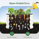 GreatBuddy 2x2x1 ft Round Galvanized Raised Garden Bed, Easy-Assembly Raised Bed with Anti-Cut Gloves & Tools, Rust-Proof Garden Bed for Outdoor, Vegetables, Herbs, Small Trees, White by GreenHaven Gardens
