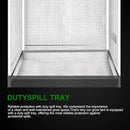MELONFARM 4x2 Grow Tent, 48"x24"x60'' High Reflective 600D Diamond Mylar Canvas with Observation Window and Floor Tray for Hydroponic Indoor Plant Growing by GreenHaven Gardens