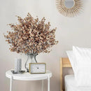 Sggvecsy 15 Pcs Babys Breath Artificial Flowers Gypsophila Bouquets Bulk Real Touch Fake Silk Flowers for Home DIY Floral Arrangement Table Centerpiece Fall Thanksgiving Autumn Decoration (Skin Brown) by CozyNest Decor