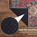 Keen Home Design 2x10 Rug - Machine Washable Runner Rug with Non-Slip Backing, Ideal for Hallway, Entryway, Kitchen, Laundry Room - Vintage, Easy Clean, Durable, Low Pile - (2'6" x 10') by CozyNest Decor