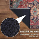Keen Home Design 5x7 Rug - Machine Washable Area Rug with Non-Slip Backing, Ideal for Living Room, Dining Room, Bedroom - Vintage, Easy Clean, Durable, Low Pile Rug - (5' x 7') by CozyNest Decor