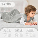 JELLYMONI Fleece Baby Sleep Sack 12-18 Months, 2 Pack 1.5 TOG Baby Wearable Blanket Winter Infant Sleeping sack with 2-Way Zipper, Warm Toddler Sleep Sack by TinyTreasures Baby Boutique