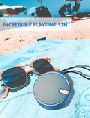 INSMY C12 IPX7 Waterproof Shower Bluetooth Speaker, Portable Small Speaker, Speakers Bluetooth Wireless Loud Clear Sound Support TF CSuard ction Cup for Outdoor Kayak Canoe Beach Gift (Navy) by TinyTreasures Baby Boutique