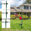 ATDAWN 3-Arm Garden Sprinkler, High-Rise Lawn Sprinkler, 360 Degree Rotation Garden Water Sprinklers, Lawn Irrigation System, Gardening Watering System, Large Area Coverage by GreenHaven Gardens
