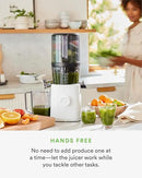Nama J2 Cold Press Juicer – Self Feeding for Hands-Free Operation with Wide Mouth Hopper for Whole Recipe Loading, Zero Waste Masticating Juicer For More Juice, Less Pulp – Easy Cleanup & Assembly by CozyNest Decor