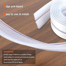 Baby Proofing 26.2ft Long (0.9" Wide),Clear Corner Protectors,Soft Edge Protectors Corner Guards Furniture Corner&Edge Safety Bumpers with Upgraded Strong Adhesive for Sharp Furniture & Table Edges by TinyTreasures Baby Boutique