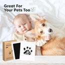 4-Pack Inkless Baby Hand and Footprint Kit - Mess Free Ink Pad for Newborn Keepsake, Dog Nose & Paw Print Kit, Clean Touch Ink Pad for Baby Hand & Footprints, Ideal New Mom Gifts (Halloween, L) by TinyTreasures Baby Boutique