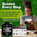 HOME GROWN Indoor Herb Garden Starter Kit - Christmas Gift for Gardeners - Complete 5 Herb Plant Grow Kit - Unique Gift for Mom, Women, Her, Men - Birthday Gift by GreenHaven Gardens