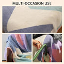 Soft Chenille Yarn Throw 36"x48", Handmade Knit Throw Blanket, for use in All Seasons, Soft Cozy Warm Knitted Blanket for Bed Sofa, Couch Chair, Living Room(1.37Ib) by CozyNest Decor