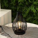 JHY DESIGN Decorations Table Lamp Battery Powered 9.5''High Vase Shaped Cordless Lamp with 6-Hours Timer Feature LED Light Decorative Room Battery Lamp for Indoor Table Garden Party