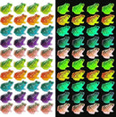 Barydat 80 Pcs Miniature Frog Figurines Luminous Mini Resin Frog Figures Model Garden Decor DIY Terrarium Craft Ornament Accessories for Moss Landscape Decoration (0.98 x 0.98 Inch) by GreenHaven Gardens