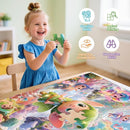 Jumbo Floor Puzzle for Kids,48 Piece Fairy Large Jigsaw Puzzles for Toddler Ages 3-5,Preschool Educational Toy Gift for Boys & Girls Ages 4-8 by TinyTreasures Baby Boutique