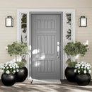 DTY Signature Mount Sherman Lightweight Durable Modern Fiberstone Sphere Planter for Indoor & Outdoor Drainage Hole & Rubber Plug Weather Resistant, 13.5" H x 17" Dia, 12" Opening- Medium, Black by CozyNest Decor