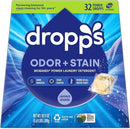 Dropps Odor & Stain Biobased Power Laundry Detergent Pods, Lavender Meadow (32 Count) - HE Compatible Laundry Pods for Fresh Clothes - Washing Detergent Soap Supplies & Recyclable Packaging by CozyNest Decor