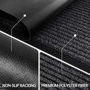 Front Door Mat, 72" x 48" Heavy Duty Indoor Outdoor Entrance Mat for Commercial Entryway, Welcome Durable Non-Slip Rubber Backing, Low-Profile for Entry, Gray by GreenHaven Gardens