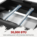 Royal Gourmet GB2000N 2 Burner Propane Gas Griddle, 23 Inch Flat Top Grill with 450 Sq. In. Cooking Area for Backyard and Tailgating, Black by GreenHaven Gardens