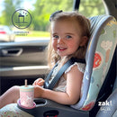 Zak Designs Unicorn Kelso Tumbler Set, Leak-Proof Screw-On Lid with Straw, Bundle for Kids Includes Plastic and Stainless Steel Cups with Bonus Sipper, 3pc Set, Non-BPA, 15 fl.oz. by TinyTreasures Baby Boutique