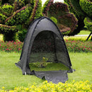 Porayhut Pop up Sunshade Cloth Pack of 3,Easy Open Crop Shade Net 36''*36''*39''UV Resisitant Plant 80% Sunblock Net for Mini Flower Pot with Stakes by GreenHaven Gardens