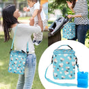 Breast Milk Cooler Bag with Ice Pack - Fits 4 Bottles Up to 9 Oz - Insulated Bag for Nursing Moms, Daycare, Travel by TinyTreasures Baby Boutique