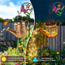 Solar Powered Butterfly Watering Can Lights Waterproof Outdoor Garden Decor with Shepherd Hook Hanging Patio Lights for Yard, Porch, Backyard Perfect Gardening & Birthday Gift for Women, Mom, Grandma by GreenHaven Gardens