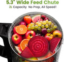 Cold Press Juicer Machines, High Nutrient Retention, 99% Juice Yield, 5.3" Wide Feed Chute for Whole Fruits & Vegetables, Quiet Slow Masticating Juicer, BPA-Free, Easy to Clean by CozyNest Decor