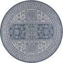 Keen Home Design Terrace Outdoor Round Rug - 8ft Round Washable Indoor/Outdoor Rug for Patio, Kitchen, Balcony, Beach, Garden, Deck and Porch, Size: 7'7" Round by CozyNest Decor