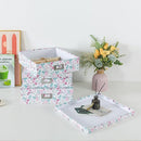 Soul & Lane Floral Decorative Storage Boxes With Lids, Set of 3 Pretty Nesting Cardboard Letter Storage Boxes for Photos, Documents, Scrapbooks, Keepsakes, Memories by TinyTreasures Baby Boutique