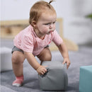 ECR4Kids SoftZone Patchwork Toddler Building Blocks, Foam Cubes, Contemporary, 12-Piece by TinyTreasures Baby Boutique