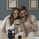 Coffee canister set for ground coffee with Date Tracker,Co2 Valve,Travel jar,Stainless Steel Kitchen Food Airtight storage container for Coffee Beans or Grounds,Tea,Sugar (16oz-Black) by CozyNest Decor