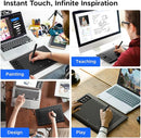 Graphic Drawing Tablet, ienRon 10x6.25 Inch,Digital Graphics Tablets for PC and Computer/Pad- 8192 Pressure Battery-Free Pen, 12 Hot Keys, Compatible Windows/Android, Includes Stand,Good Gifts,Black by TinyTreasures Baby Boutique