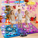 Dance Mat Toy Gift for Kids ages 3-12, Dancing Music Playmat with 12 Key, Large Size (59*38 in), Double User Challenge Game Christmas Birthday Gift for Girls Boys 5 6 7 8 9 10 11 12 Year Old by TinyTreasures Baby Boutique