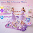 Dance Mat Toy for 3-12 Year Old Girls, Electronic Dance Pad with Wireless Bluetooth,Frozen 8-Button Music Princess Toys Play Mat for Kids with LED Light, Built-in Music, Toddlers Birthday Gift Ages 3+ by TinyTreasures Baby Boutique