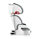 Clek Oobr High Back Booster Car Seat with Rigid Latch, Cloud & Foonf/Fllo Drink Thingy Cup Holder, White by TinyTreasures Baby Boutique