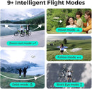 X1 Drone with Camera, Self-Flying Camera Drone with Follow Me Mode, Foldable Mini Drone with HDR Video Capture, Palm Takeoff, Intelligent Flight Paths, Hands-Free Control White (Combo Plus) by TinyTreasures Baby Boutique