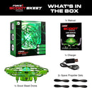 Force1 Scoot Hand Operated Drone for Kids or Adults - Hands Free Motion Sensor Mini Drones, Easy LED Indoor Rechargeable Flying Ball Drone Toy for Boys and Girls (Green) by TinyTreasures Baby Boutique