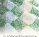 Joiedomi Twin Blanket for Couch, Sage Green Checkered Knitted Blankets Gifts for Women Mom Girls, Cozy Cute Soft Throw Home Room Decor Aesthetic Women Mothers Birthday Gifts 60x80 Inches by CozyNest Decor